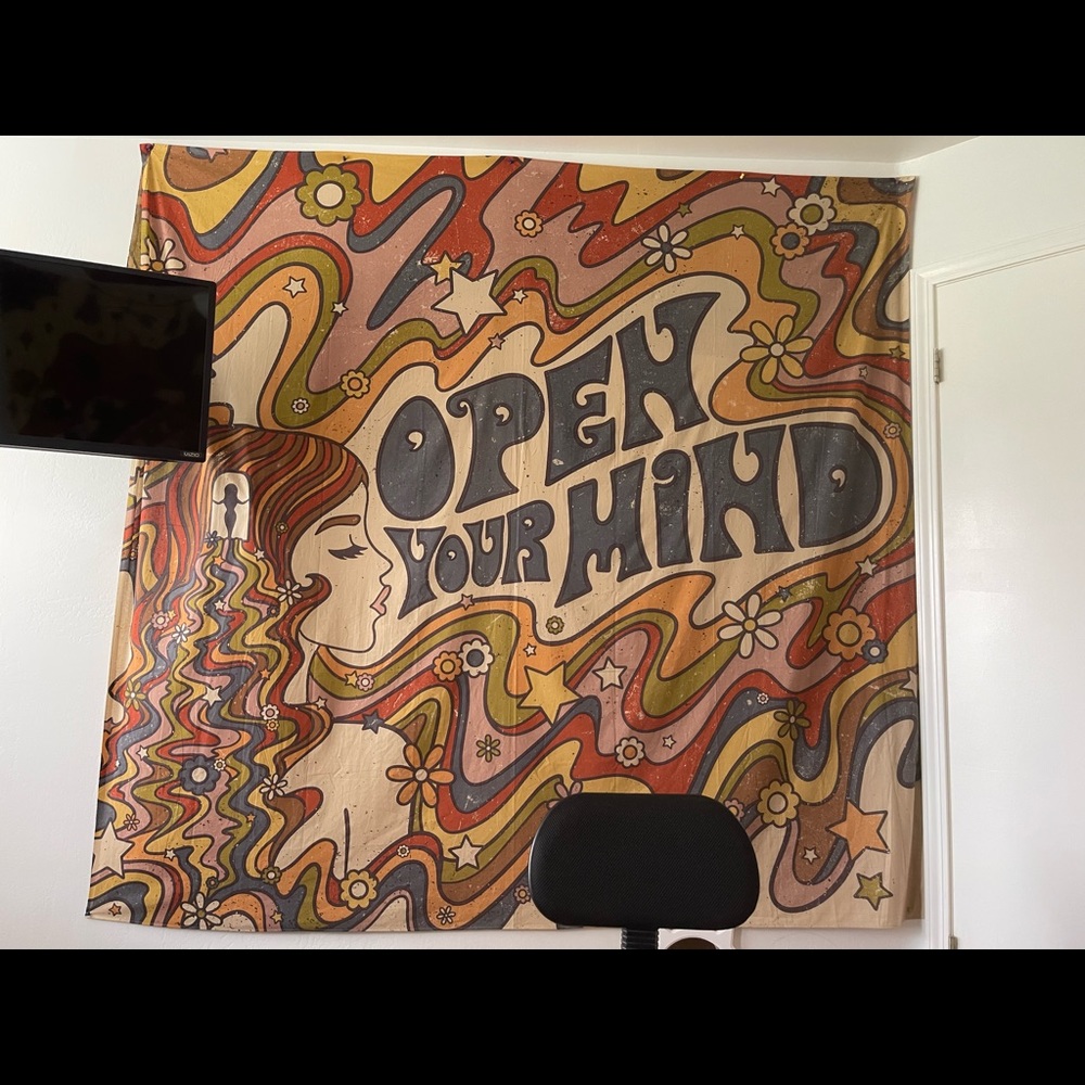 earthbound “open your mind” tapestry
